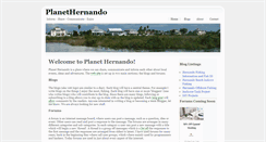 Desktop Screenshot of planethernando.com