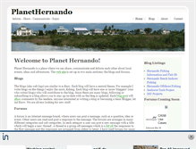 Tablet Screenshot of planethernando.com