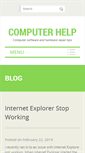 Mobile Screenshot of computerhelp.planethernando.com